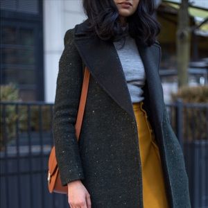 Club Monaco Lissah Moss Green Coat XS